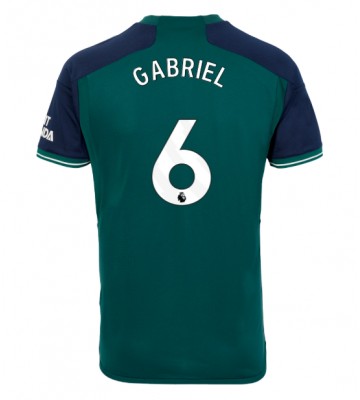 Arsenal Gabriel Magalhaes #6 Replika Tredjetrøje 2023-24 Kortærmet